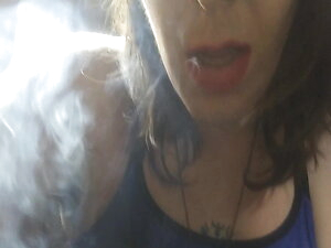 CD Sissy Nikki Lace smoking fetish