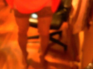 sissy fag dancing in new dress