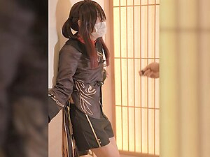 Wearing Dildo Sex toy Genshin Hu-Tao VOL.9 Masturbation