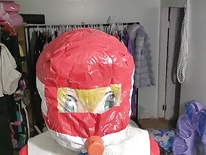 PVC Cosplay Kigurumi Breathplay in homemade hood
