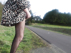 urethral sounding outdoors lingerie 3