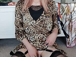 satin sissy scarf fetish doll