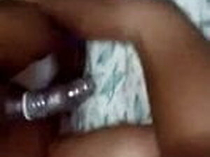Lananegra cdzinha - black crossdresser gets fucked by BBC