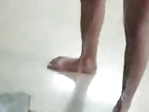 Indian Shemale Shows Her 7 Inch uncut cock
