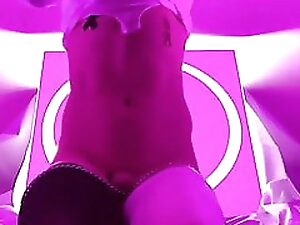 Femboy Plays with his Dick and Rides a Dildo